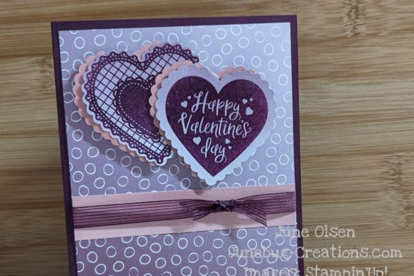 Junebug Creations Vaentine's Oh So Ombre card