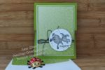 Junebug Creations Darling Donkey on Oh So Ombre DSP for ICS Blog Hop