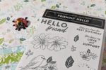 Freiendly Hello stamp set and DSP, free with a purchase of $100 or more